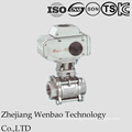 Electirc 3PC Female Thread Industrial Ball Valve with Actuator